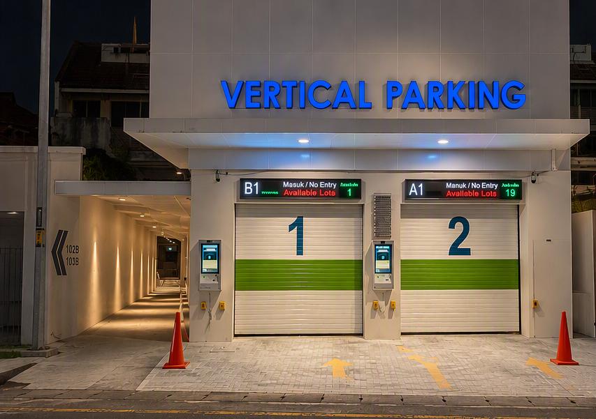 Indonesia Surabaya Mayapada Hospital Planar-Moving Intelligent Parking System