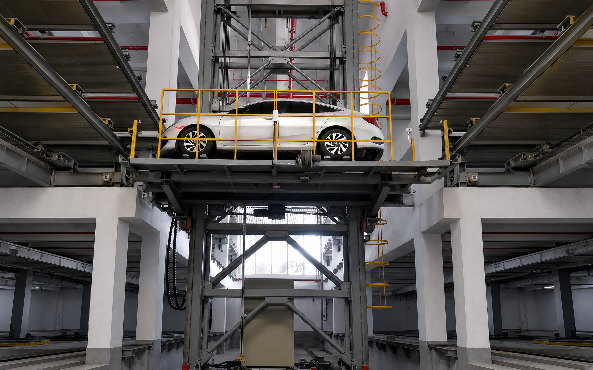 Aisle-Stacking Parking System