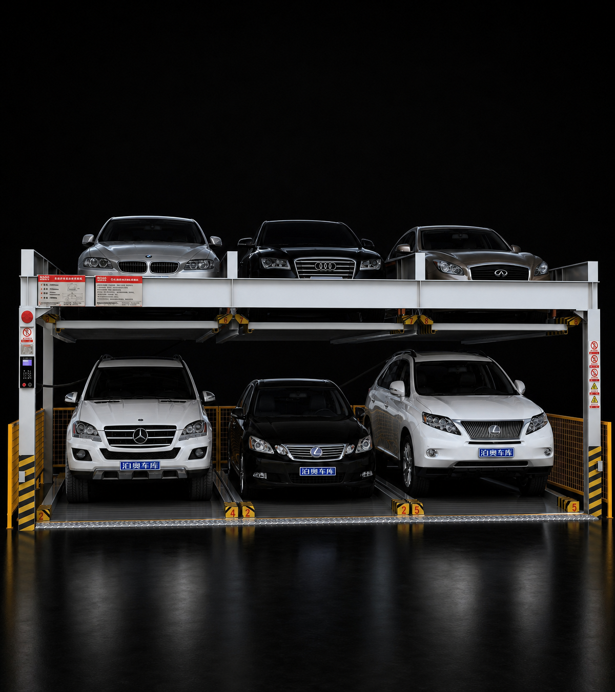 BOAO lift-and-slide parking system